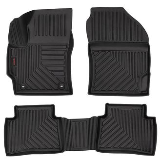 OEM Alfombrillas De Goma 3d Para Coche: Toyota Corolla E21 (hatchback, 2019-) - Borde De 5 Cm