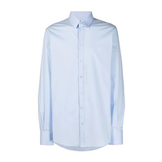 Dolce & Gabbana Formal Shirts, male, Blue, Size: 3XL Light Blue Classic Formal Shirt