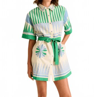 Carolina K Amaia Mini Dress In Gardenia