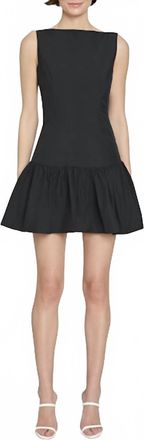 Amanda Uprichard Katina Skort Romper In Black