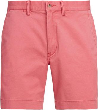 Ralph Lauren Salinger 8-Inch Straight Fit Chino Short - Heren - Korte Broeken - Rood - W31 - Katoen - Korte Broeken