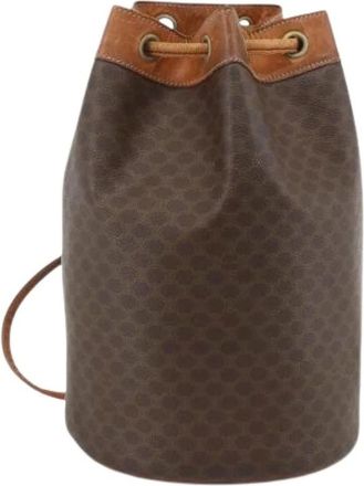 Celine Pre-owned Bucket Bags, female, Brown, Size: ONE SIZE Pre-owned Vintage Bucket Bag