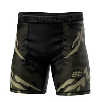 OEM Pantaloncini Jungle Panther Da Uomo Vale Tudo Xl Neri