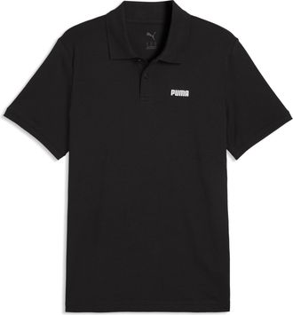Puma Polo da uomo con logo Essentials, Accessori, Nero, M