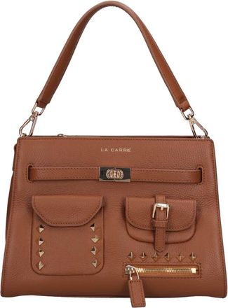 La Carrie Rock Poket Med. Bag - Dames - Schoudertassen - Bruin - ONE Size - Leer - Tassen