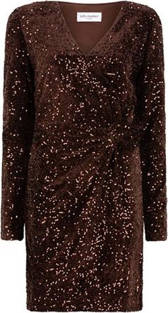 Lofty Manner Dames, Jurken, Bruin, Maat: XS