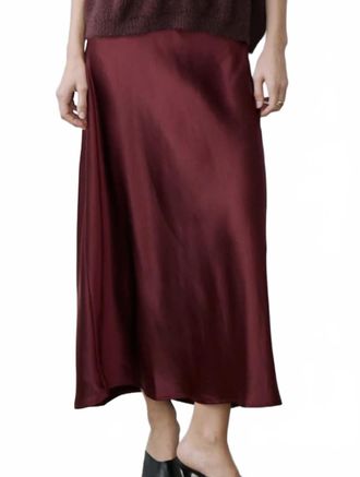 M&eacute;lissa Nepton Ari Skirt In Burgundy