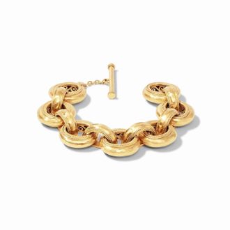 Julie Vos Womens Cannes Demi Link Bracelet In Gold