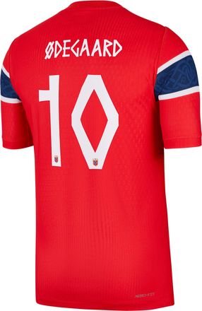 Nike Martin &yuml;degaard Norway National Team 2026 Match Home Nike Mens Dri-FIT ADV Soccer Jersey in Red | NN203949384-NOR