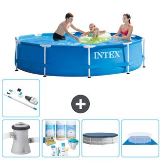 Intex Piscina Con Estructura Redonda - 305x76 Cm - 8-piezas S21172