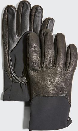 Canada Goose Mens Mixed-Media Touchscreen Gloves