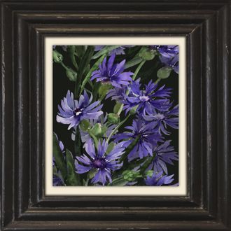 Queence Leinwandbild »Blumen« Blumenbilder Garten Gartenbilder Kunst Stillleben Premium-Leinwandstoff, Handarbeit aus Deutschland, 40x40cm