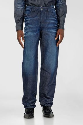 Diesel Regular Jeans High Waist 1991 D-Voeed, Dark blue, Button fly
