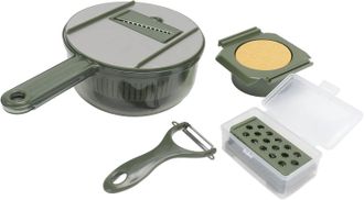 OEM Picadora De Verduras Multifuncional Con Recipiente, Rallador De Frutas Y Verduras