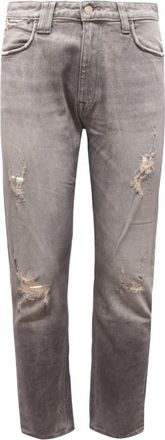 Cycle Baggy Denim Broek - Dames - Slim Fit Jeans - Grijs - W25 - Denim - Jeans
