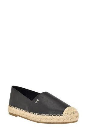 Calvin Klein Popular Espadrille Flat in Black at Nordstrom Rack, Size 5.5