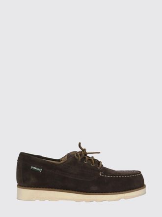 Sebago Scarpe da barca in pelle di vitello scamosciata con lacci