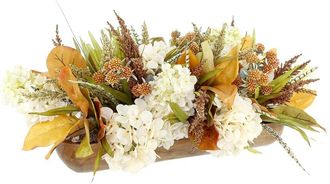 Creative Displays Inc. Handmade Fall Floral Arrangement With Hydrangea, Artichoke & Pinecone