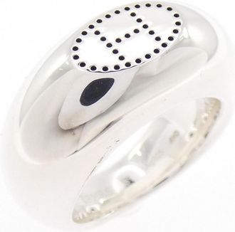 Herm&egrave;s Silver 925 Band Ring (Pre-Owned)