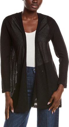 Anne Klein Semi Sheer Texture Stitch Cardigan