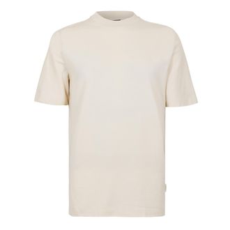 HUGO BOSS Effen T-shirt met ronde hals voor heren (Wit)