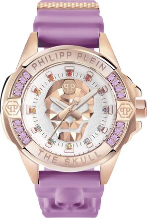 Philipp Plein The $kull Genderless Unisexs Lilac Watch PWNAA0222 Silicone - One Size
