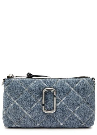 Marc Jacobs The Pochette Quilted Denim Shoulder bag - Blue - One Size