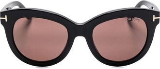 Tom Ford Eyewear Occhiali da sole Odette - Nero