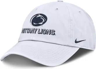 Nike Penn State On-Field Club Gameday Nike Mens College Adjustable Hat in White | NC0110APSN-MBJ