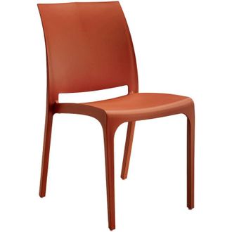 Dmora Dmora - Sillas De Jard&iacute;n Camo, Silla De Jardin, Asiento Exterior Multiusos, Banco De Jard&iacute;n, Made In Italy, 54x46 H80 Cm, Antracita