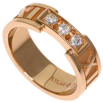 Tiffany & Co. Atlas Pink Gold (18K) Band Ring (Pre-Owned)