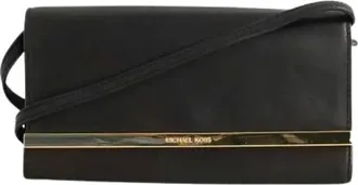 Michael Kors Pre-owned Cross Body Bags, female, Black, Size: ONE SIZE Pre-owned Pochette Femme