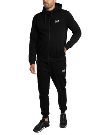 Emporio Armani Train Core Zip Hoodie Trainingspak, Zwart