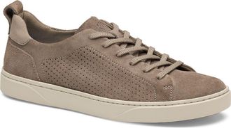 Johnston & Murphy Ollie Low Top Sneaker in Taupe Washable Suede at Nordstrom, Size 10.5