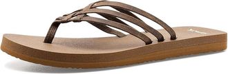 Sanuk Yoga Sandy Novelty Womens Sandals Ojai Tan : 10 B - Medium, Rubber