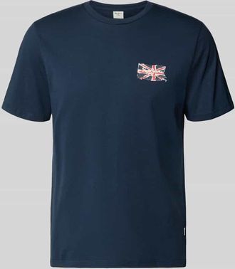 Pepe Jeans London Regular Fit T-Shirt aus reiner Baumwolle Modell SMALL FLAG in Marine, Gr&ouml;&szlig;e XXL