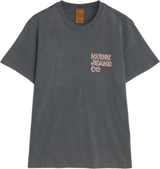 Nudie Jeans Roy Life Tracks I Tee - - Tops - Uomo - Grigio - M