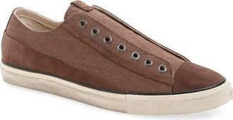 John Varvatos Vintage Laceless Low Top Sneaker in Mauvewood at Nordstrom, Size 10.5