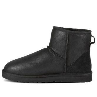 UGG Classic Mini Bomber High Top Fleece Lined Black 1007307-BJB