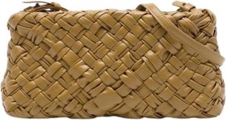Bottega Veneta Borsa a spalla in nappa intrecciata Pre-owned - - Pre-owned - Donna - Marrone - ONE SIZE