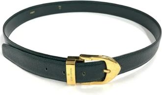 Louis Vuitton Pre-owned Belts, female, Green, Size: ONE SIZE Pre-owned Leather belts