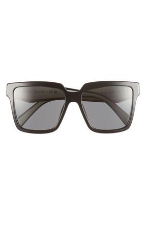 Prada 56mm Square Sunglasses in Black at Nordstrom