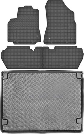 OEM Juego De Alfombrillas De Goma Para Coche Y Maletero Para Citoren Berlingo Ii Kombican (2008-2018)