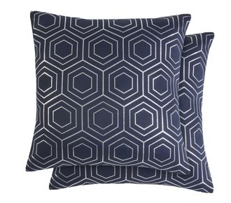 TJ Hughes Hartford - Cushion Cover in Navy - TJ Hughes
