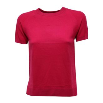 Michael Kors Truien & Vesten, Dames, Roze, L, Polyester, Raglan Trui