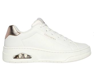 Skechers Womens Uno Court Sneakers In White