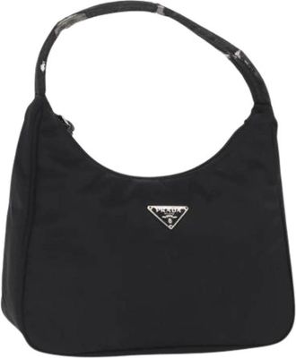 Prada Pre-owned Shoulder Bags, female, Black, Size: ONE SIZE Pre-owned Pouch