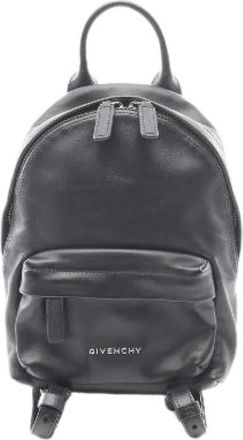 Givenchy Pre-owned Backpacks, female, Black, Size: ONE SIZE Pre-owned Nano Leather Backpack
