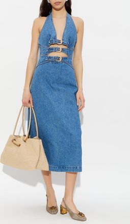 Cult Gaia Estelle Denim Dress, Womens, Blue