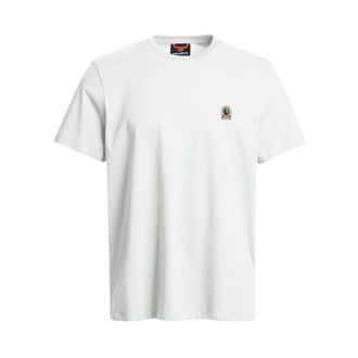 Parajumpers T-Shirts, male, White, Size: XL Patch Tee